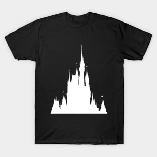 Magic Castle Silhouette Emerald #Pastel T-Shirt